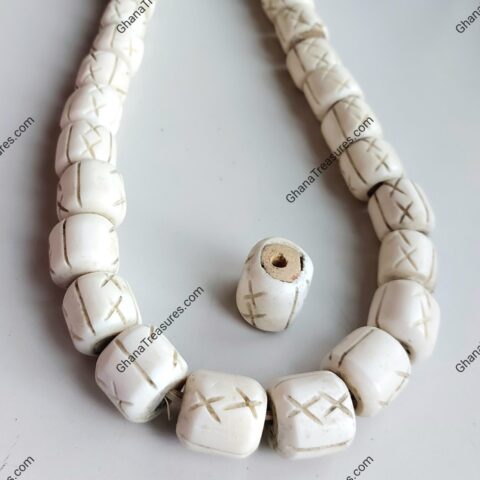 Kenya handcarved cow bone beads