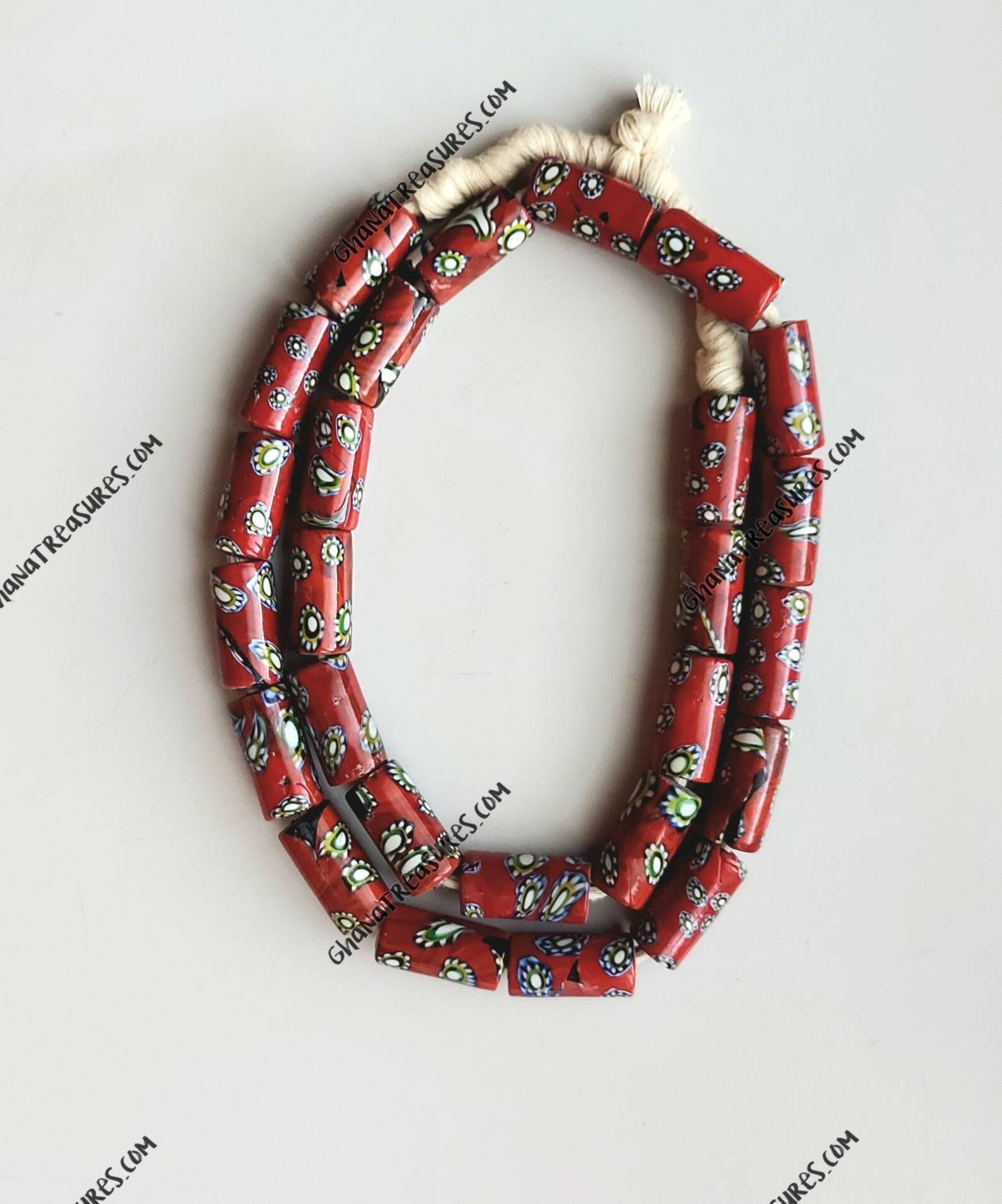 26 melted Indian glass beads 26 melted Indian glass beads - Image 3