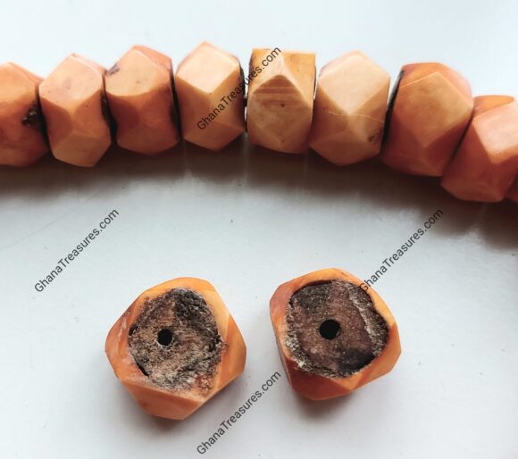 Faceted Kenya bone beads - Image 2