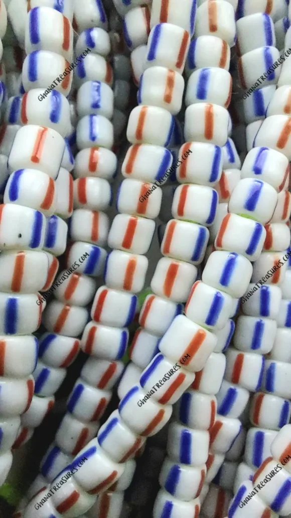 6 mm.Christmas beads, 32 inches string - Image 2