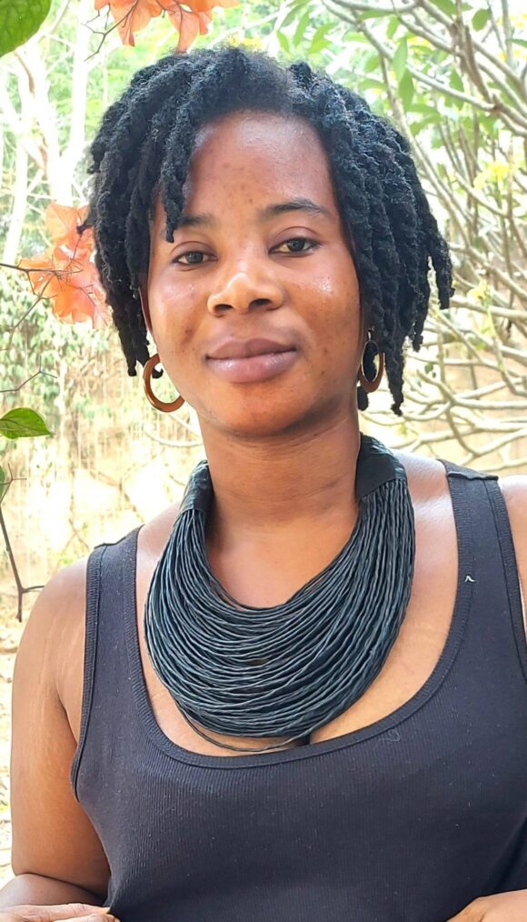 Multiple strands leather necklace