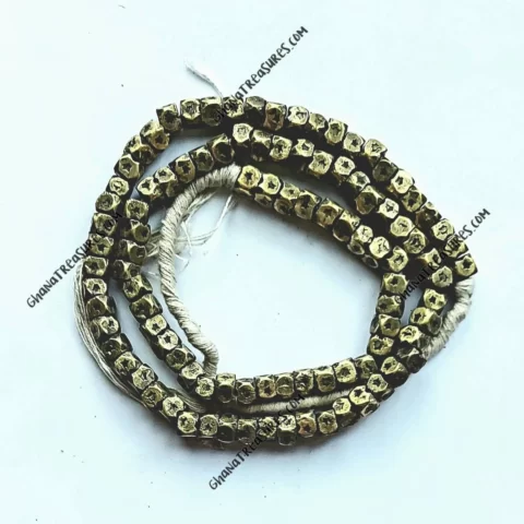 African metal beads, pendants