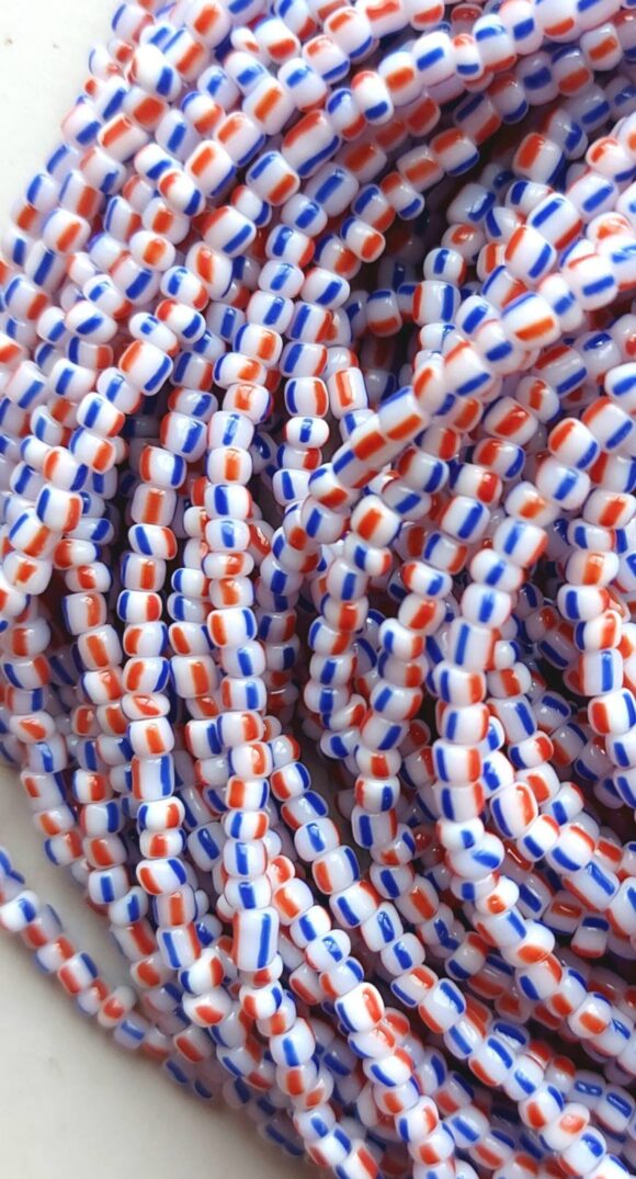 3-4 mm.Christmas beads, 32 inches string - Image 2