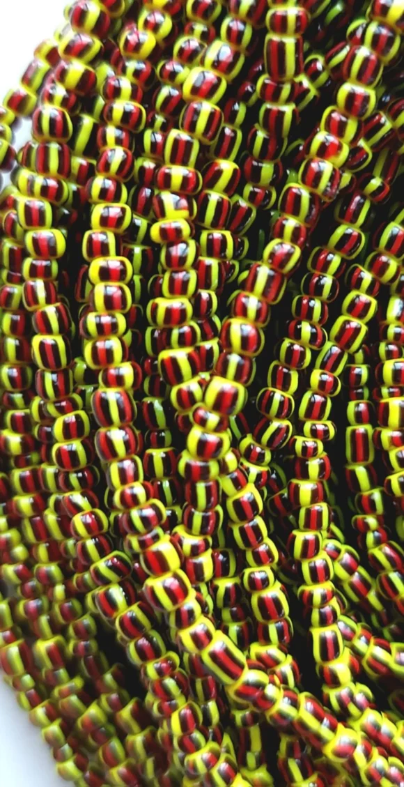 3-4 mm.Christmas beads, 32 inches string - Image 2