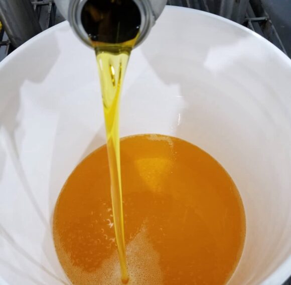Cold pressed baobab oil, 100% organic, raw, 1 liter in plastic pouch (33.81 fl. oz) - Image 2