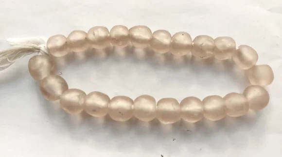 21 recycled glass beads