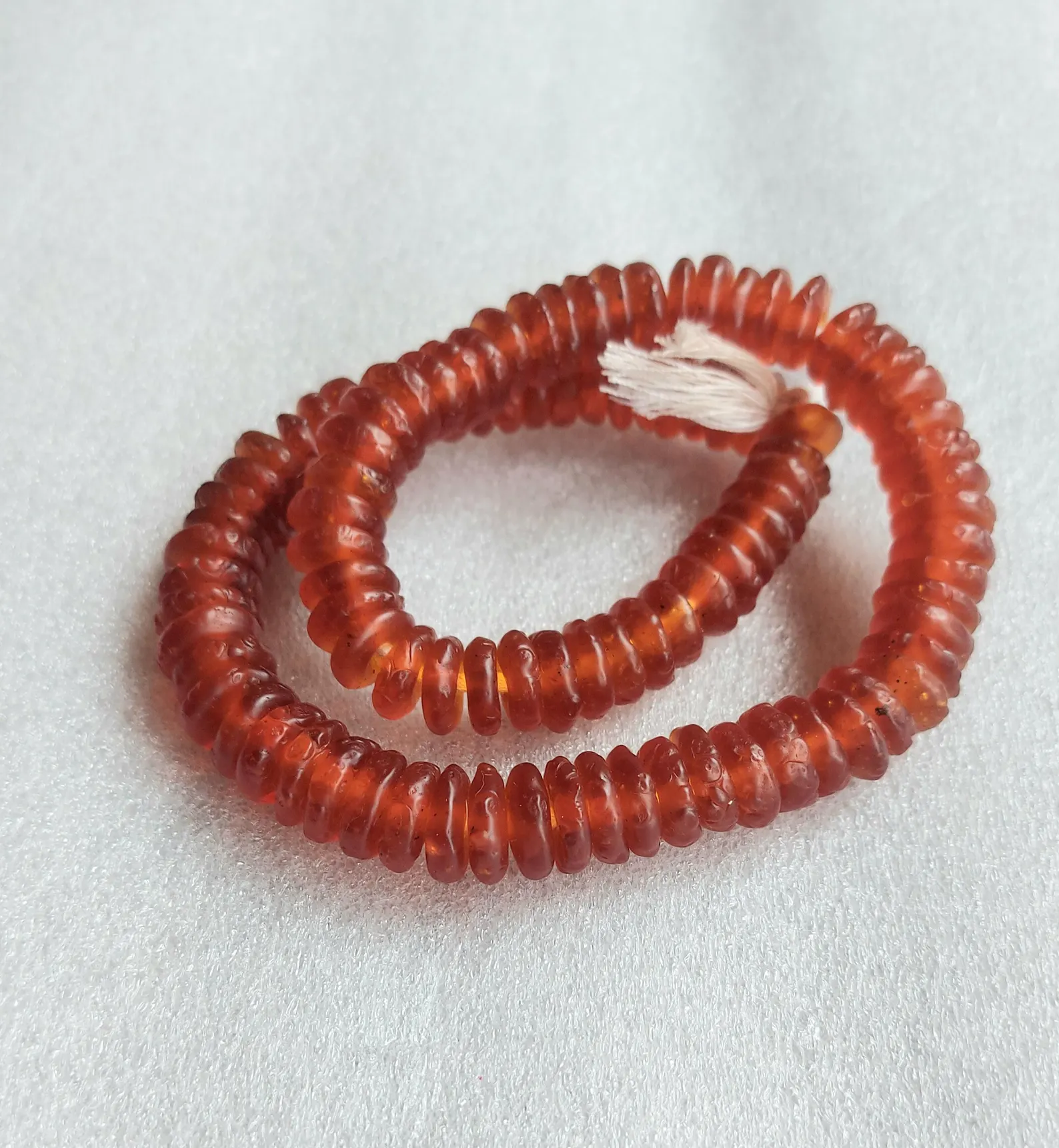 100 clear glass spacer beads, 16 inches string 100 clear glass spacer beads, 16 inches string