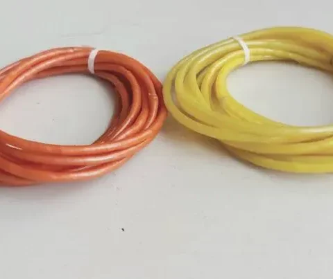 Old flip flop bangles, reclaimed rubber bangles handmade in Mali, set of 12 rubber bracelets
